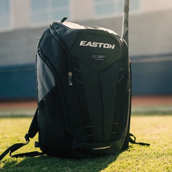 Easton Capital Black Baseball Backpack NWT - Picture 10 of 12